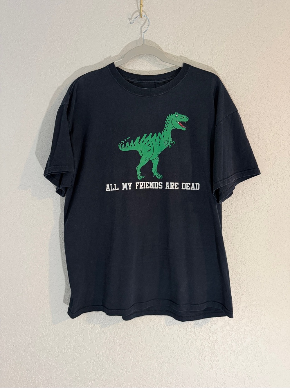 All my friends are dead dino funny graphic tee